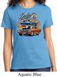 Ladies Dodge Tee Blue and Orange Super Bee T-shirt