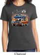 Ladies Dodge Tee Blue and Orange Super Bee T-shirt