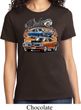 Ladies Dodge Tee Blue and Orange Super Bee T-shirt