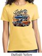 Ladies Dodge Tee Blue and Orange Super Bee T-shirt