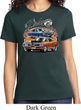 Ladies Dodge Tee Blue and Orange Super Bee T-shirt