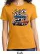 Ladies Dodge Tee Blue and Orange Super Bee T-shirt