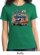 Ladies Dodge Tee Blue and Orange Super Bee T-shirt