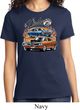 Ladies Dodge Tee Blue and Orange Super Bee T-shirt