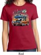 Ladies Dodge Tee Blue and Orange Super Bee T-shirt