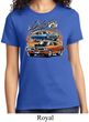Ladies Dodge Tee Blue and Orange Super Bee T-shirt