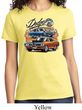 Ladies Dodge Tee Blue and Orange Super Bee T-shirt