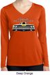 Ladies Dodge Yellow Plymouth Roadrunner Dry Wicking Long Sleeve Shirt
