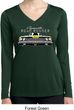 Ladies Dodge Yellow Plymouth Roadrunner Dry Wicking Long Sleeve Shirt