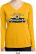 Ladies Dodge Yellow Plymouth Roadrunner Dry Wicking Long Sleeve Shirt