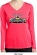 Ladies Dodge Yellow Plymouth Roadrunner Dry Wicking Long Sleeve Shirt
