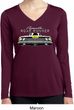 Ladies Dodge Yellow Plymouth Roadrunner Dry Wicking Long Sleeve Shirt