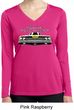 Ladies Dodge Yellow Plymouth Roadrunner Dry Wicking Long Sleeve Shirt