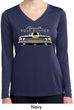 Ladies Dodge Yellow Plymouth Roadrunner Dry Wicking Long Sleeve Shirt