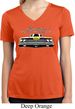 Ladies Dodge Yellow Plymouth Roadrunner Moisture Wicking V-neck Shirt