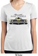 Ladies Dodge Yellow Plymouth Roadrunner Moisture Wicking V-neck Shirt