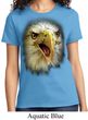 Ladies Eagle Shirt Big Eagle Face Tee T-Shirt