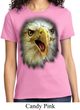 Ladies Eagle Shirt Big Eagle Face Tee T-Shirt