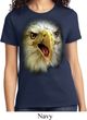 Ladies Eagle Shirt Big Eagle Face Tee T-Shirt