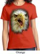 Ladies Eagle Shirt Big Eagle Face Tee T-Shirt