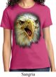 Ladies Eagle Shirt Big Eagle Face Tee T-Shirt