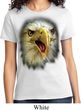 Ladies Eagle Shirt Big Eagle Face Tee T-Shirt
