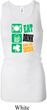 Ladies Eat Drink Be Irish Longer Length Racerback Tank Top