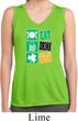Ladies Eat Drink Be Irish Sleeveless Moisture Wicking Tee T-Shirt