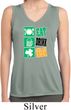 Ladies Eat Drink Be Irish Sleeveless Moisture Wicking Tee T-Shirt