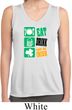 Ladies Eat Drink Be Irish Sleeveless Moisture Wicking Tee T-Shirt