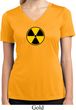 Ladies Fallout Shirt Radiation Symbol Moisture Wicking V-neck Tee