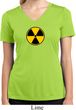 Ladies Fallout Shirt Radiation Symbol Moisture Wicking V-neck Tee