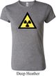 Ladies Fallout Shirt Radioactive Triangle Crewneck Tee T-Shirt