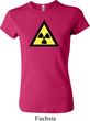 Ladies Fallout Shirt Radioactive Triangle Crewneck Tee T-Shirt