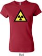 Ladies Fallout Shirt Radioactive Triangle Crewneck Tee T-Shirt