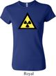 Ladies Fallout Shirt Radioactive Triangle Crewneck Tee T-Shirt