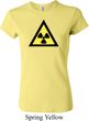 Ladies Fallout Shirt Radioactive Triangle Crewneck Tee T-Shirt