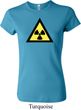Ladies Fallout Shirt Radioactive Triangle Crewneck Tee T-Shirt