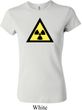 Ladies Fallout Shirt Radioactive Triangle Crewneck Tee T-Shirt