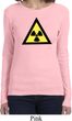 Ladies Fallout Shirt Radioactive Triangle Long Sleeve Tee T-Shirt