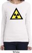 Ladies Fallout Shirt Radioactive Triangle Long Sleeve Tee T-Shirt