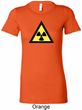 Ladies Fallout Shirt Radioactive Triangle Longer Length Tee T-Shirt
