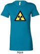 Ladies Fallout Shirt Radioactive Triangle Longer Length Tee T-Shirt