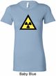 Ladies Fallout Shirt Radioactive Triangle Longer Length Tee T-Shirt
