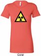 Ladies Fallout Shirt Radioactive Triangle Longer Length Tee T-Shirt