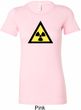 Ladies Fallout Shirt Radioactive Triangle Longer Length Tee T-Shirt