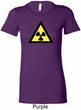 Ladies Fallout Shirt Radioactive Triangle Longer Length Tee T-Shirt