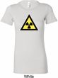 Ladies Fallout Shirt Radioactive Triangle Longer Length Tee T-Shirt