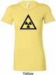 Ladies Fallout Shirt Radioactive Triangle Longer Length Tee T-Shirt