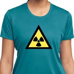Ladies Fallout Shirt Radioactive Triangle Moisture Wicking Tee T-Shirt Ladies Fallout Shirt Radioactive Triangle Moisture Wicking Tee T-Shirt